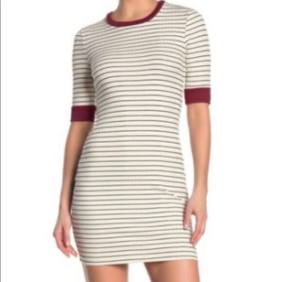 New with Tags Joie Tayanita Stripped T-Shirt Dress, Size Small - Picture 1 of 4